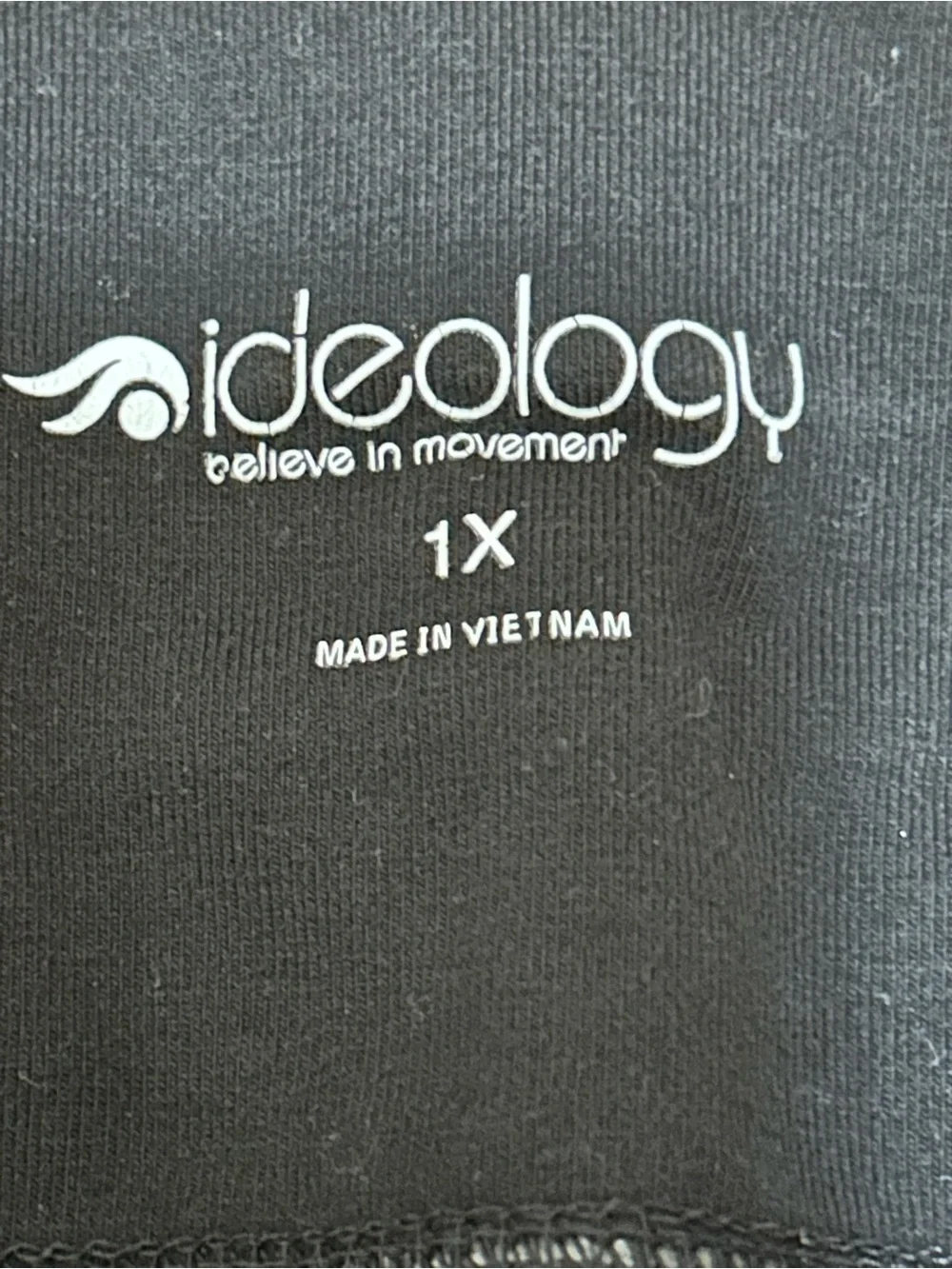 Ideology black yoga pants EUC Size 1X - Picture 2 of 4
